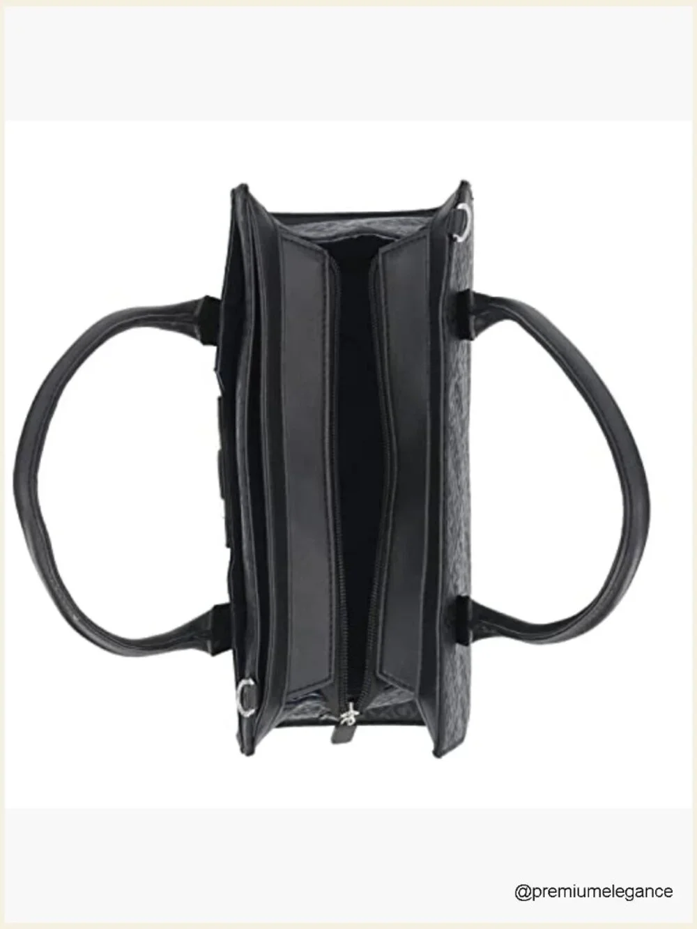 Vegan Leather Satchel Purse with Removable Crossbody Strap